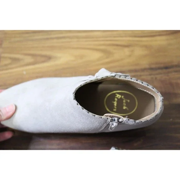 Jack Rogers Light Tan Beige Booties Size 8 - Picture 10 of 10
